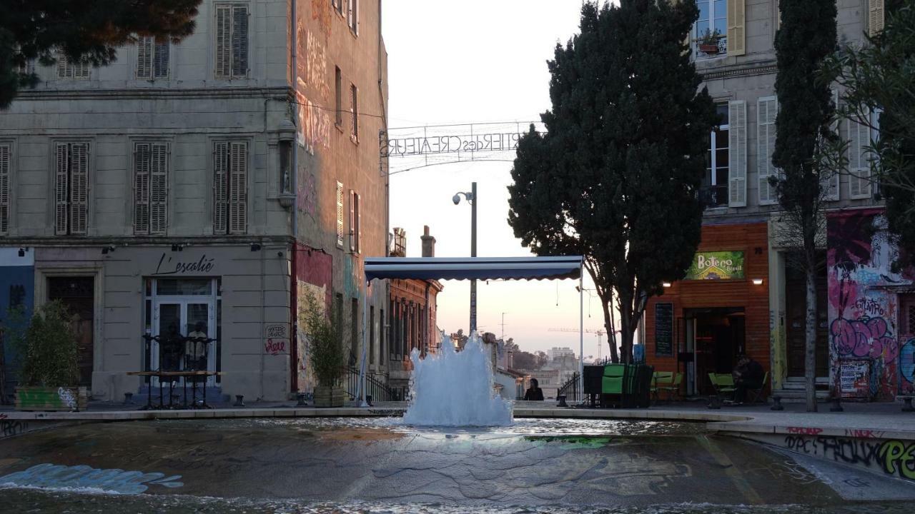 Quartier Des Createurs "La Plaine Cours Julien" Chambre Privee Dans Appartement Menage Frequent Des Parties Commune Marseille Exteriér fotografie